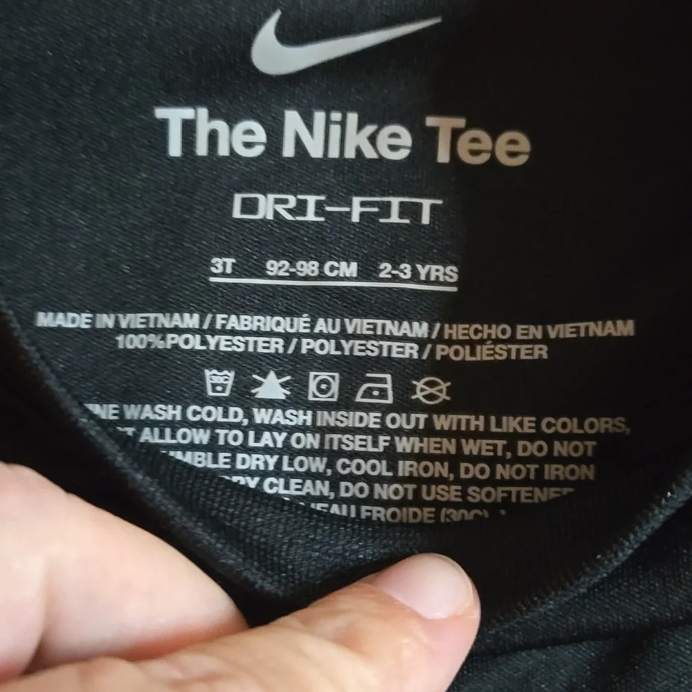 Nike Kids' Graphic T-Shirts - Blue and Black - Picture 3 of 3